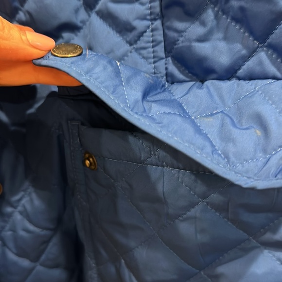 Talbots Like New Women’s Quilted Vest Marine Blue UK Plus 1X - Picture 4 of 6